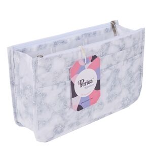 Purse Organizer Insert Marble Print